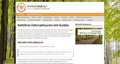 Desktop Screenshot of fahrradtour.net